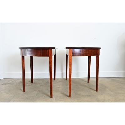 Pair of 19th Century English Mahogany Console Tables