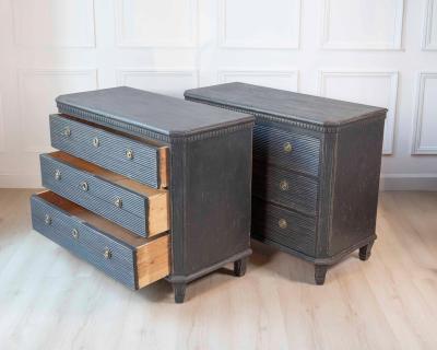Pair of 19th Century European Chests of Drawers Circa 1880