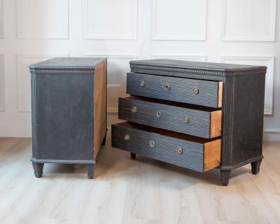 Pair of 19th Century European Chests of Drawers Circa 1880
