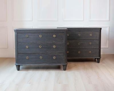 Pair of 19th Century European Chests of Drawers Circa 1880