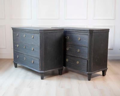 Pair of 19th Century European Chests of Drawers Circa 1880