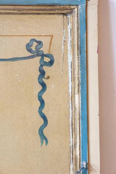 Pair of 19th Century French Hand Painted Wall Panels