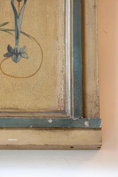 Pair of 19th Century French Hand Painted Wall Panels