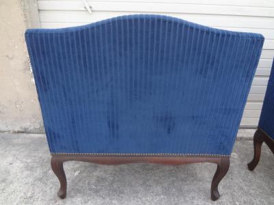 Pair of 19th Century French Louis XV XVI Style Walnut Marquise