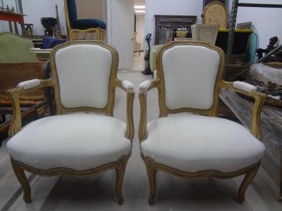 Pair of 19th Century French Louis XVI Style Chairs