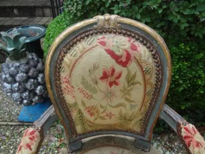 Pair of 19th Century French R gence Style Childrens Chairs