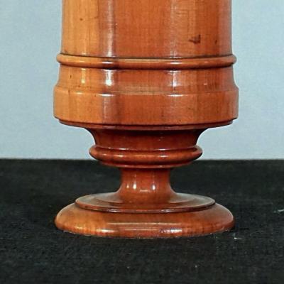 Pair of 19th Century Fruitwood Treen Goblets