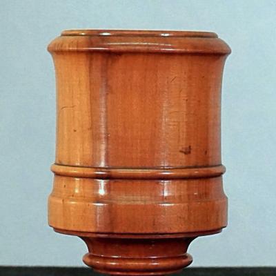 Pair of 19th Century Fruitwood Treen Goblets