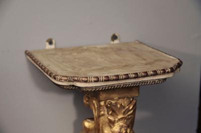 Pair of 19th Century Gilt Wall Brackets