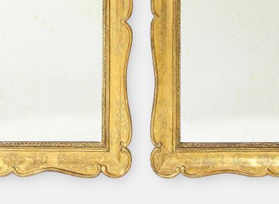 Pair of 19th Century Giltwood Mirrors