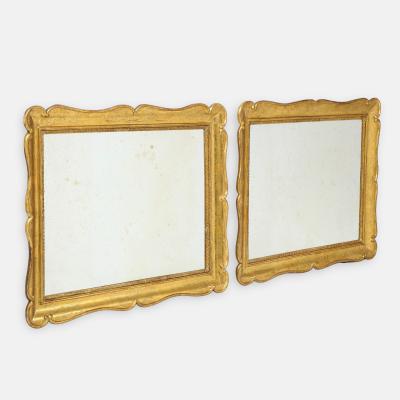 Pair of 19th Century Giltwood Mirrors