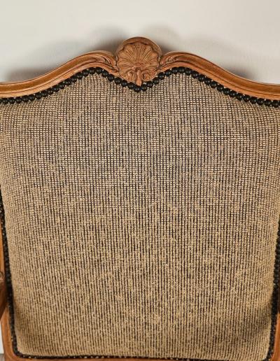 Pair of 19th Century Italian Carved Wooden Chairs in Transitional Style