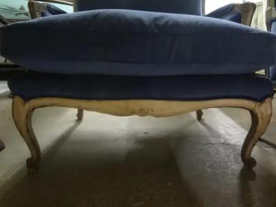 Pair of 19th Century Italian Louis XV XVI Style Painted Marquise