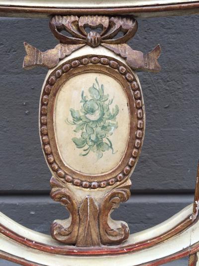 Pair of 19th Century Italian Neoclassical Side Chairs