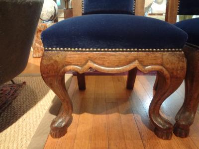 Pair of 19th Century Italian Walnut Childrens Chairs