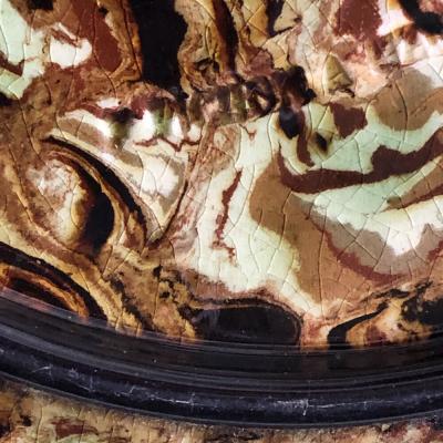 Pair of 19th Century Mixed Earth Plates by Pichon