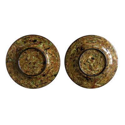 Pair of 19th Century Mixed Earth Plates by Pichon