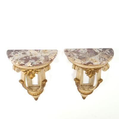 Pair of 19th Century Small Consoles