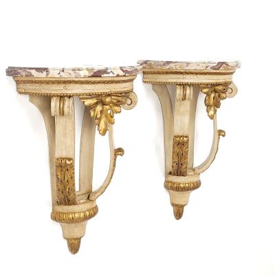 Pair of 19th Century Small Consoles