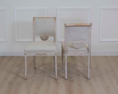Pair of 19th Century Stockholm Gustavian Chairs