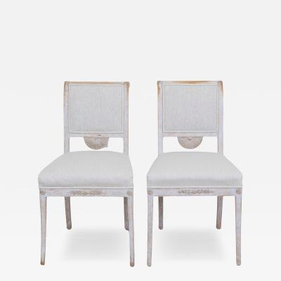 Pair of 19th Century Stockholm Gustavian Chairs