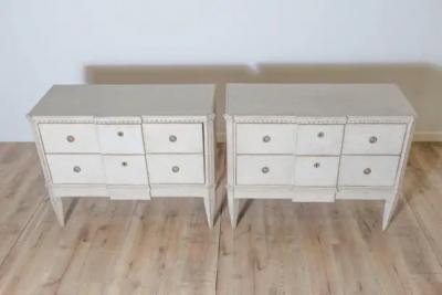 Pair of 19th Century Swedish Chests of Drawers Circa 1880