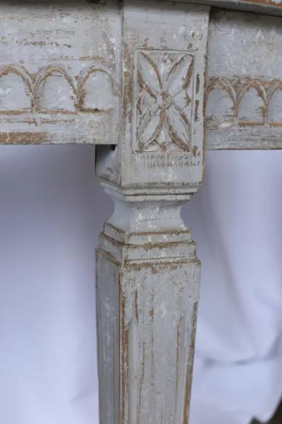 Pair of 19th Century Swedish Gustavian Demilune Tables