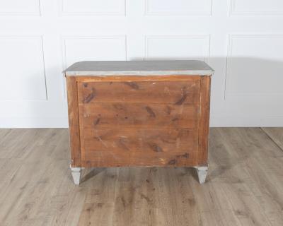 Pair of 19th Century Swedish Gustavian Painted Chests of Drawers