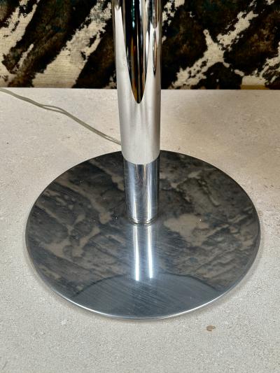 Pair of 2 Italian 50s Steel Table Lamps