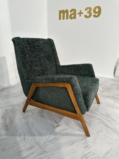 Pair of 2 Italian Contemporary Armchair 1970s