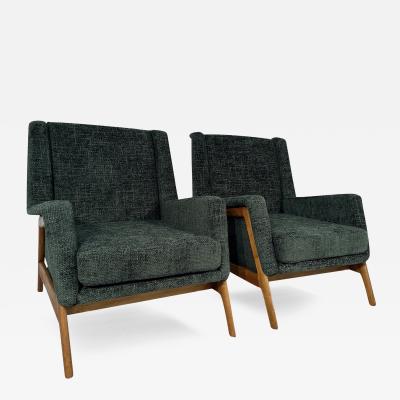 Pair of 2 Italian Contemporary Armchair 1970s