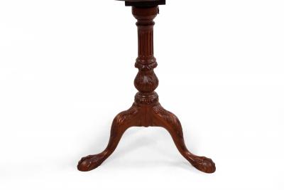 Pair of 2 Mahogany Flip Top Side Tables with Gallery