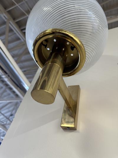 Pair of 2 Mid Century Italian Wall Sconces 1970s