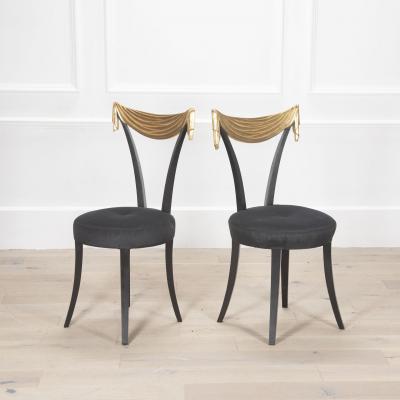 Pair of 20th Century Dorothy Draper Grosfeld House Side Chairs