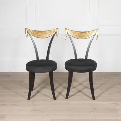 Pair of 20th Century Dorothy Draper Grosfeld House Side Chairs