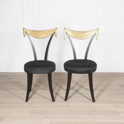 Pair of 20th Century Dorothy Draper Grosfeld House Side Chairs