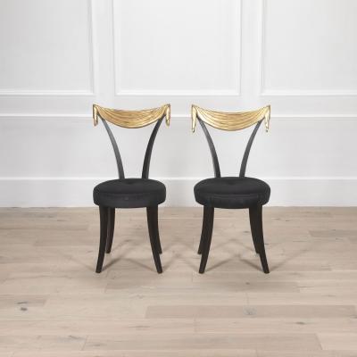 Pair of 20th Century Dorothy Draper Grosfeld House Side Chairs