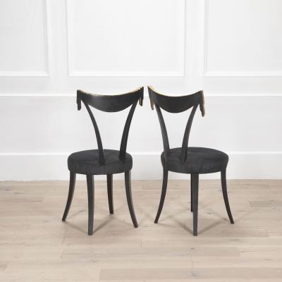 Pair of 20th Century Dorothy Draper Grosfeld House Side Chairs