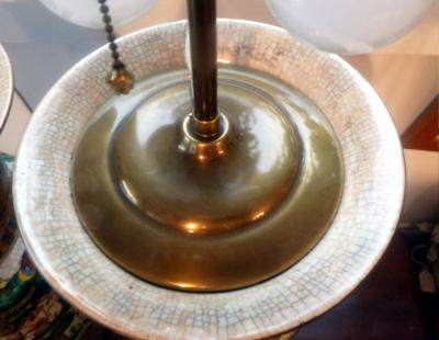 Pair of 20th Century Famille Verte Chinese Porcelain Lamps