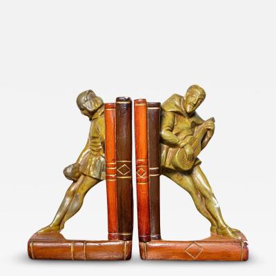 Pair of 20th Century French Bookends