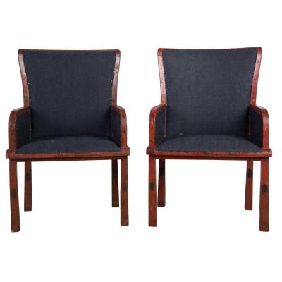 Pair of 20th Century French Chinoiserie Chairs