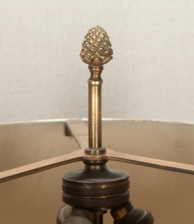 Pair of 20th Century French Maison Charles Style Frond Lamps