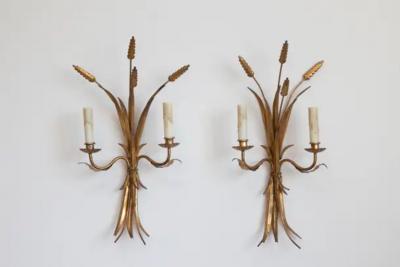 Pair of 20th Century French Sconces Inspired By Coco Chanel