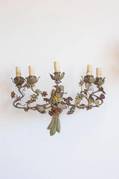 Pair of 20th Century Italian Sconces Circa 1900