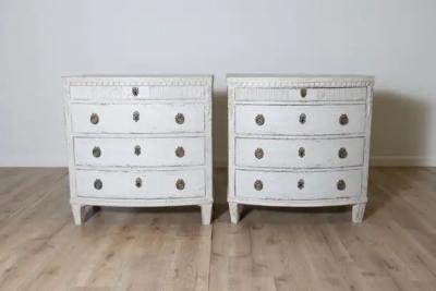 Pair of 20th Century Swedish Chest of Drawers