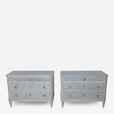 Pair of 20th Century Swedish Chests of Drawers