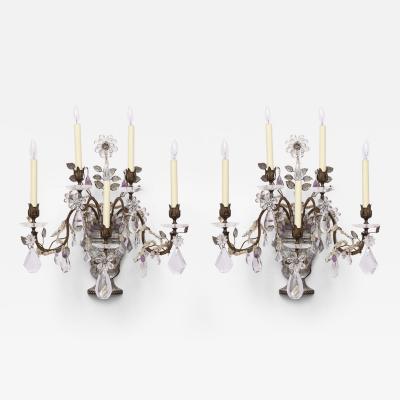 Pair of 5 Light Sconces