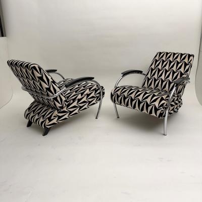 Pair of 5470 steeltube armchairs Gelderland Netherlands circa 1990