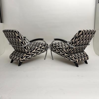 Pair of 5470 steeltube armchairs Gelderland Netherlands circa 1990