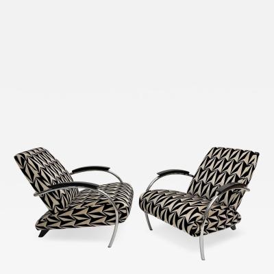 Pair of 5470 steeltube armchairs Gelderland Netherlands circa 1990